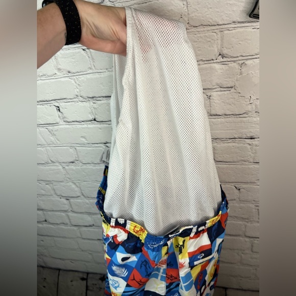 Columbia PFG Omni-Shade Retro Nautical Print Fishing Swim Trunk size Men Large - Picture 11 of 13